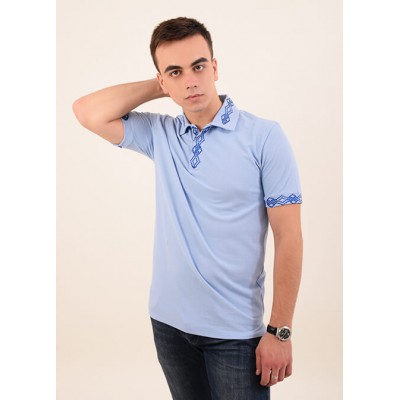 Embroidered t-shirt for men "Leader 1"